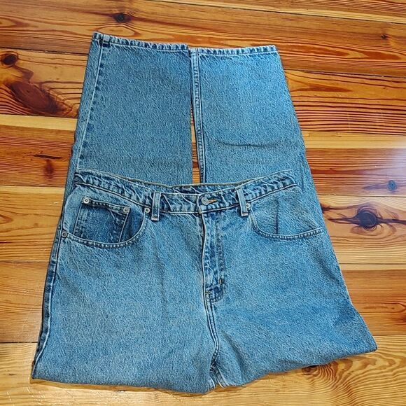 Polo by Ralph Lauren Polo Jeans Co High Waisted Straight Leg Cotton Denim Jeans - Picture 1 of 11